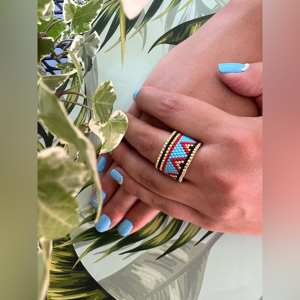 Stylish Miyuki Beaded Adjustable Rings - Boho Chic Statement Rings 28$